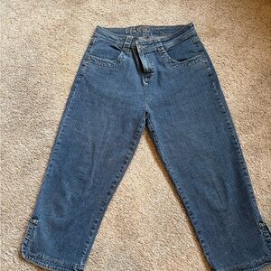 Ethyl Blue Cropped Women's Jeans